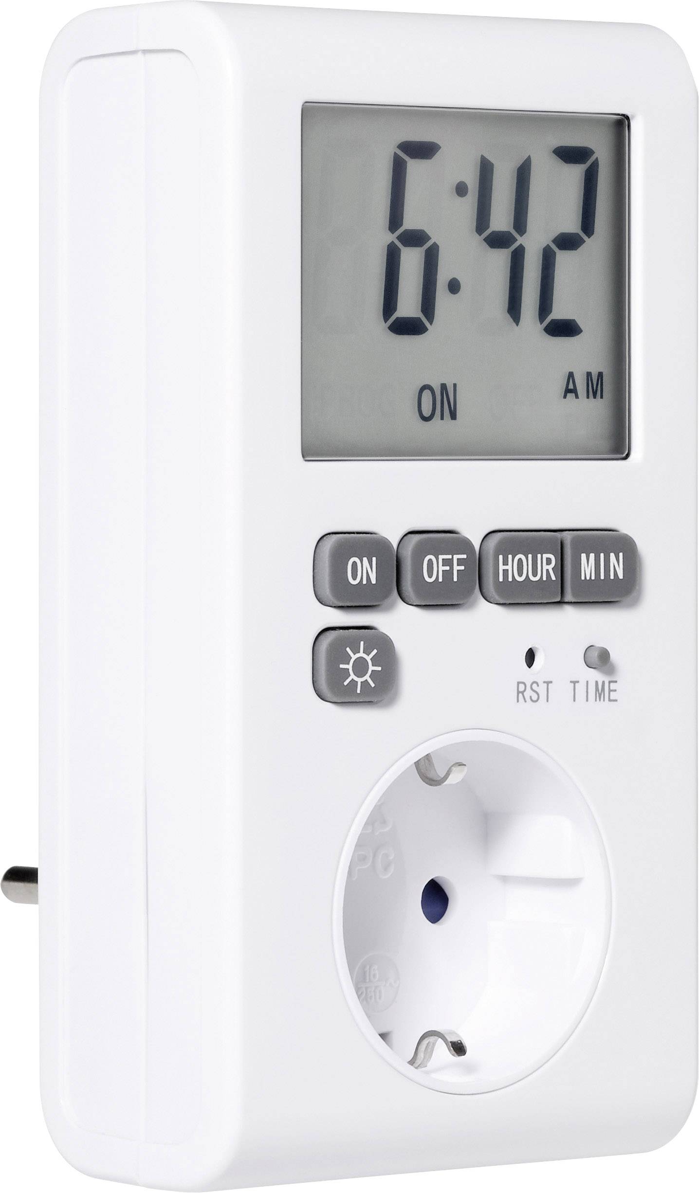 Sygonix Stopcontact-schakelklok Digitaal Dagprogramma 3680 W IP20 ... Sygonix Stopcontact-schakelklok Digitaal Dagprogramma 3680 W IP20 ...