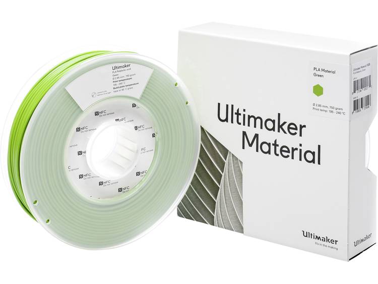 Ultimaker PLA M0751 Green 750 211399 Filament PLA kunststof 2.85 mm Groen 750 g