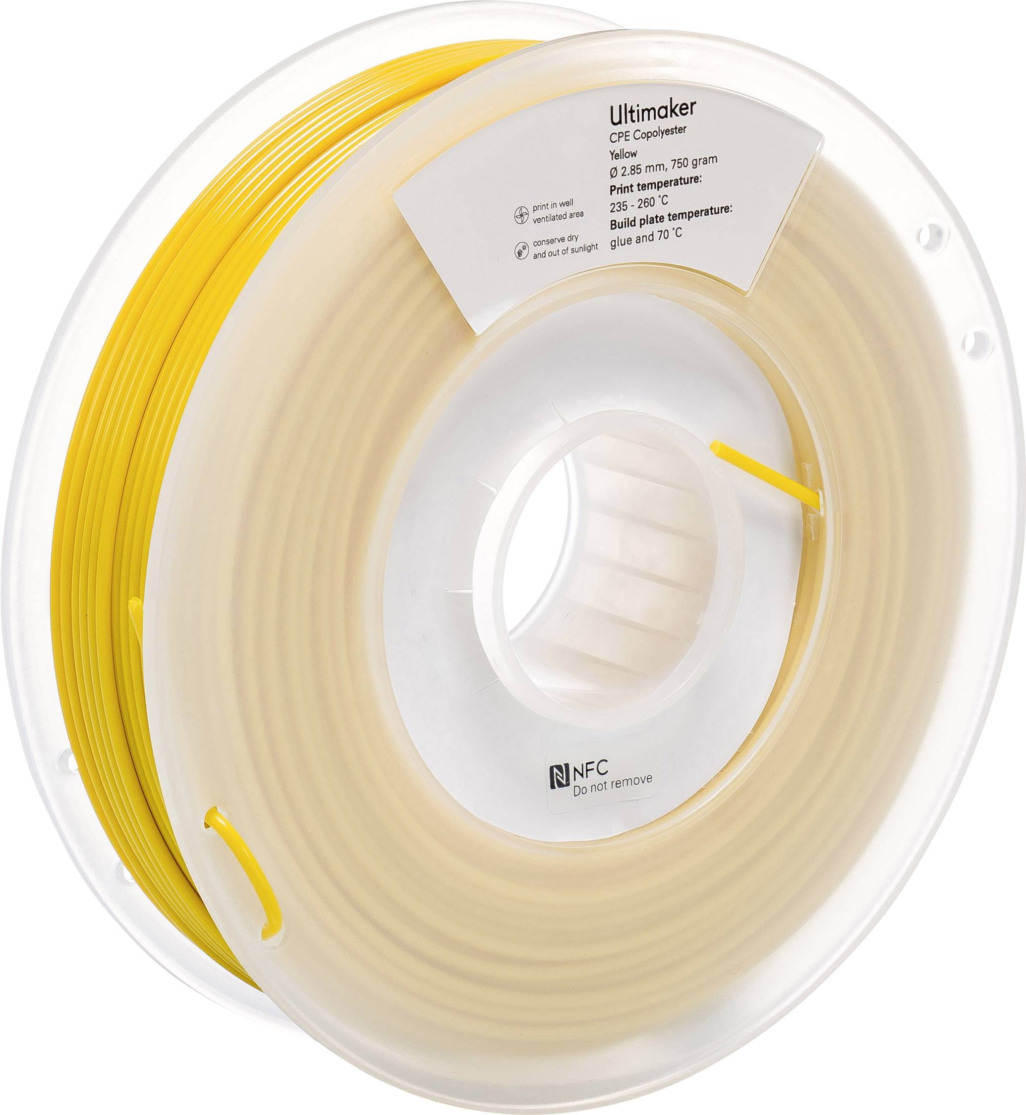 UltiMaker CPE - M0188 Yellow 750 - 201273 Filament CPE 2.85 mm 750 g Geel 1 stuk(s)-5