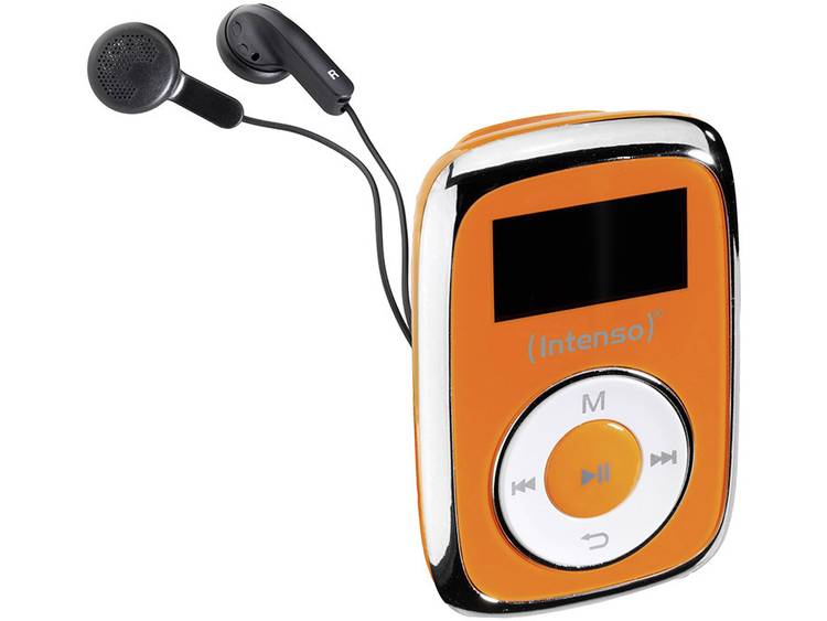 MP3-speler Intenso 8 GB Oranje Bevestigingsclip