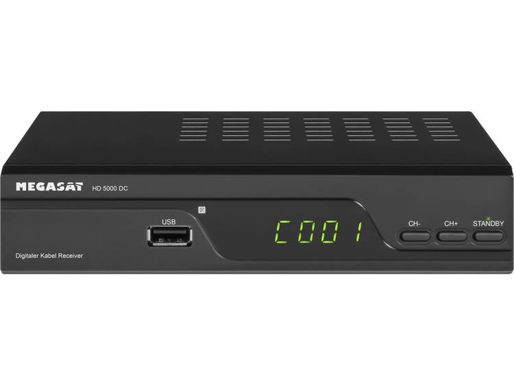 MegaSat HD-kabelreceiver Front-USB, Geschikt voor LAN