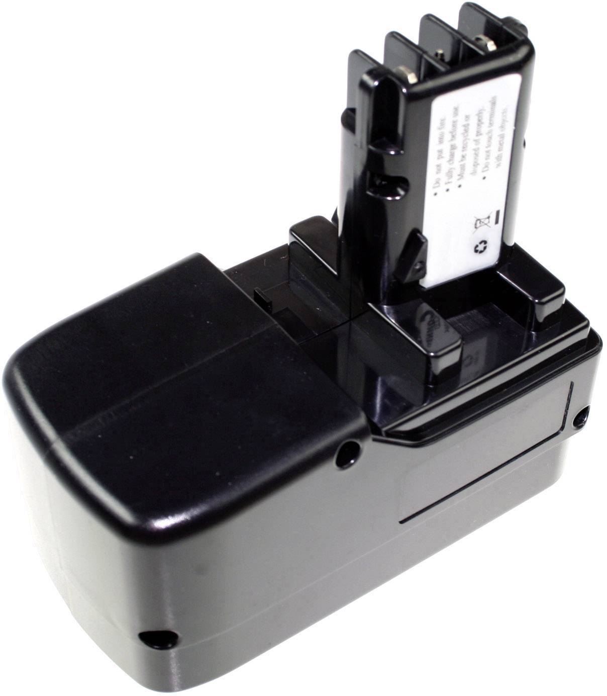 AccuCell-batterij geschikt voor Metabo 631739, 631740, 18 volt NiMH 3.0Ah