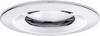 Paulmann Coin Slim LED-inbouwlamp voor badkamer LED LED vast ingebouwd 6 W IP65 Chroom