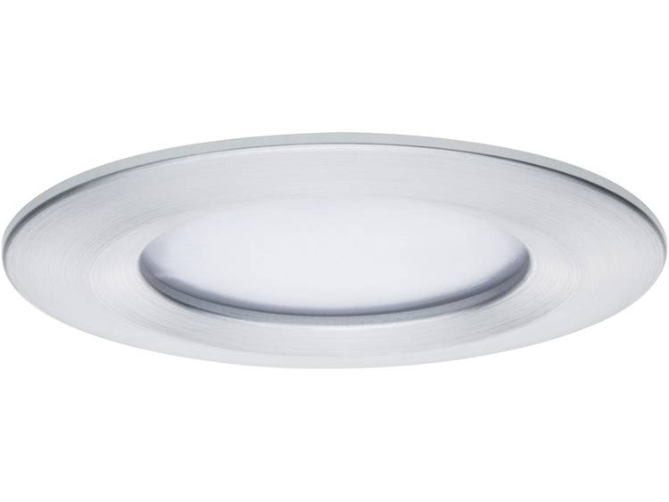 LED badkamer inbouwlamp Set van 3 20.4 W Warm-wit Paulmann 93901 Coin Aluminium (geborsteld)
