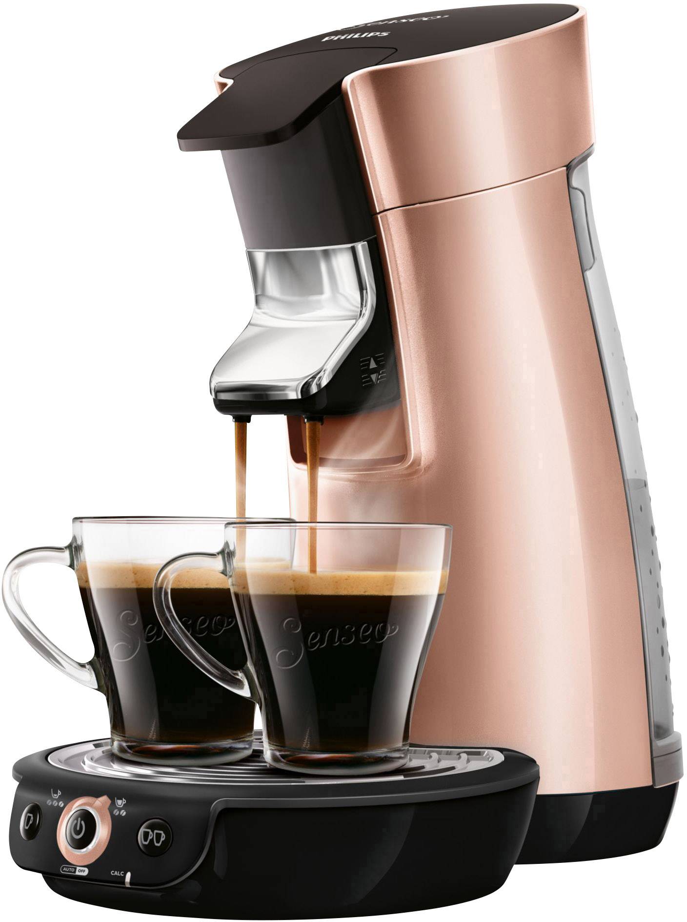 Kleren zoeken Matig SENSEO® Viva Café Plus HD7831/30 Koffiepadmachine Roze, Koper | Conrad.be