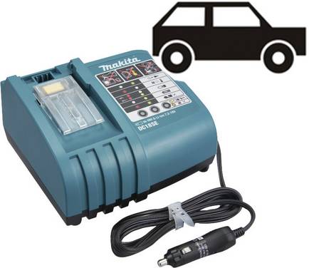 Makita DC18SE Lader voor accupacks voor in de auto