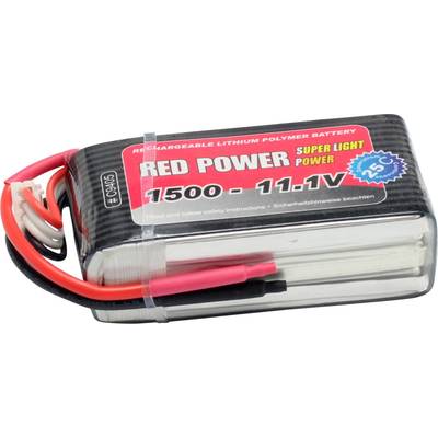 Red Power LiPo accupack 11.1 V 1500 mAh Aantal cellen: 3 25 C Softcase XT60