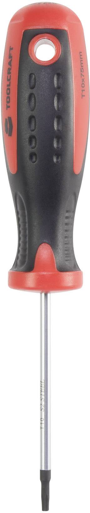 TOOLCRAFT TX-schroevendraaier Werkplaats Grootte T 10 Koplengte: 75 mm DIN ISO 8764 1 stuk(s)