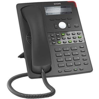 SNOM D725 Vaste VoIP-telefoon Handsfree, Headsetaansluiting Verlicht Zwart 