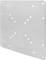 Rechthoekige stalen plaat met meerdere gaten in een regelmatig patroon. Voornamelijk gebruikt voor bevestigingsdoeleinden.
