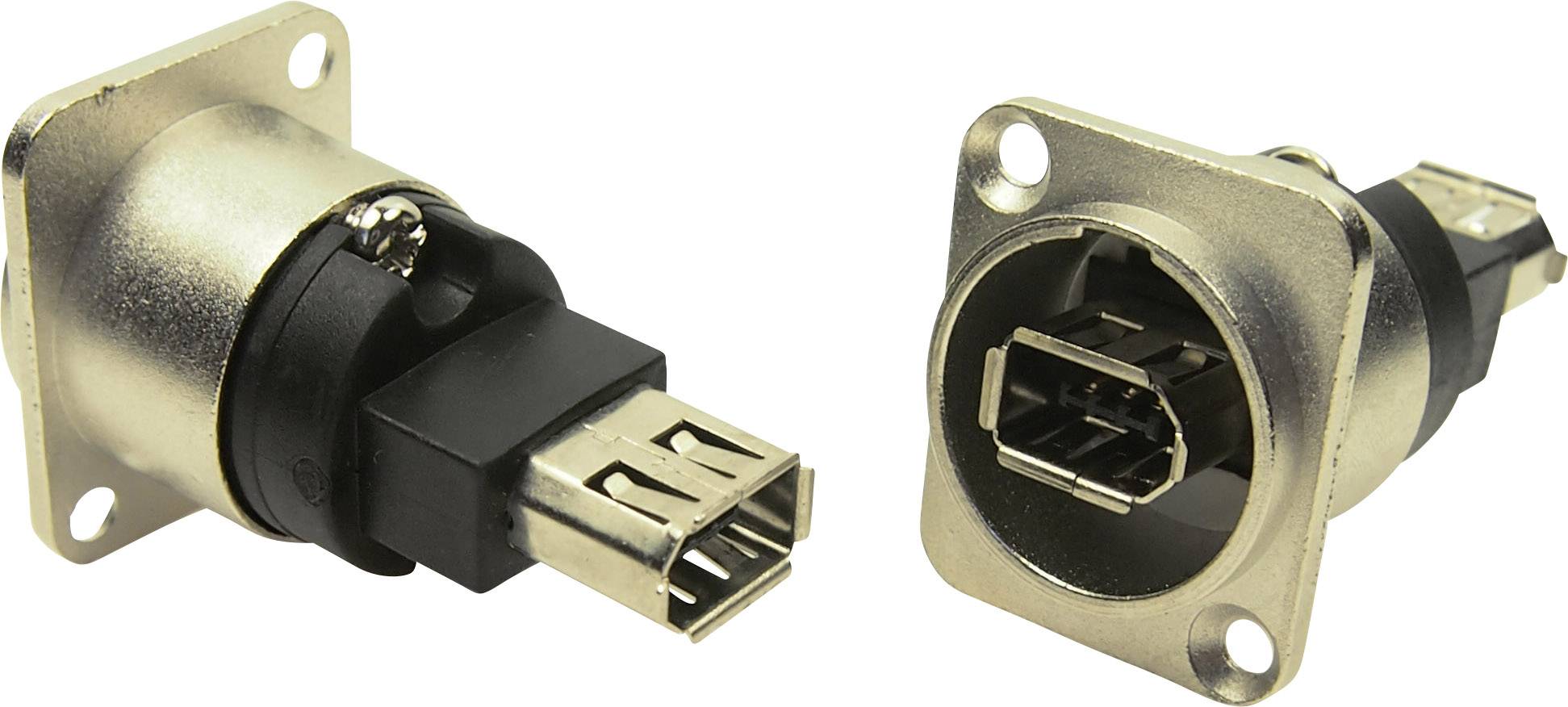 Cliff CP30117 XLR-adapter IEEE-1394 Firewire naar IEEE-1394 Firewire Adapter, inbouw 1 stuk(s)