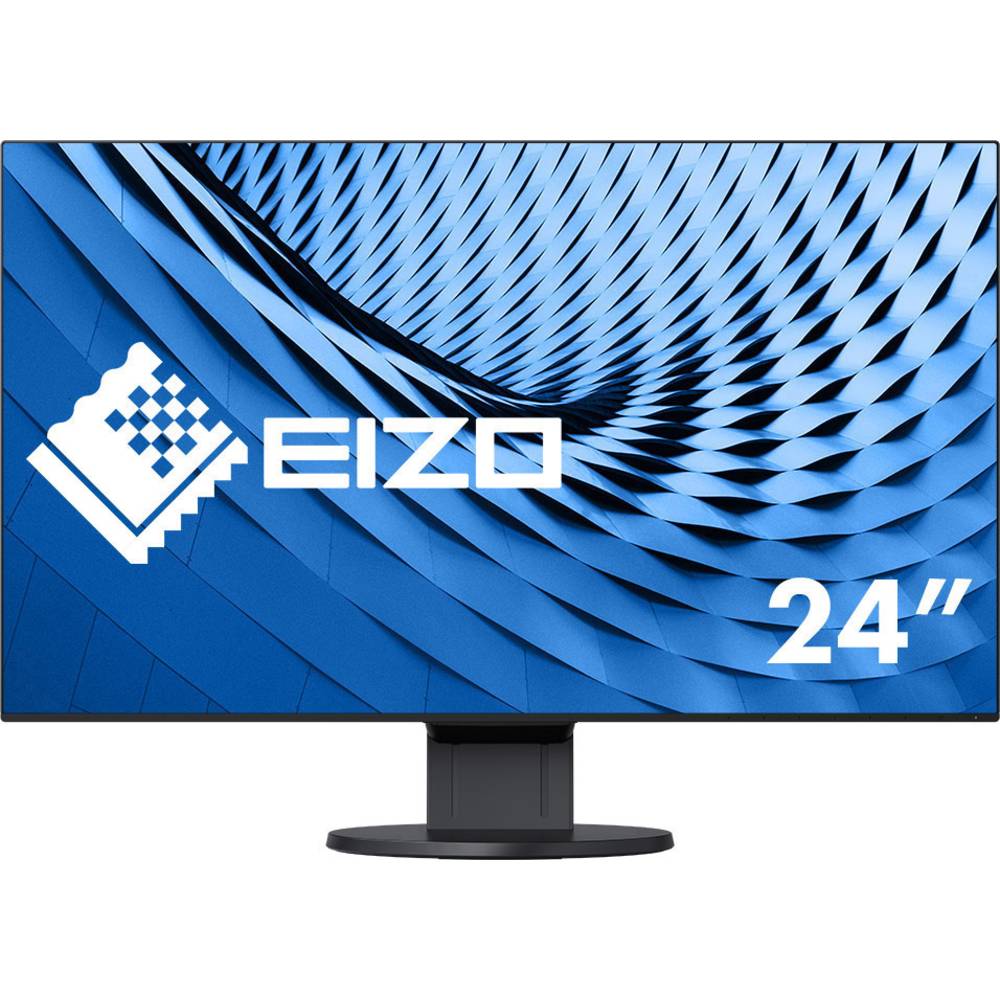 EIZO EV2451-BK noir LCD-monitor 60.5 cm (23.8 inch) Energielabel D (A - G) 1920 x 1080 Pixel Full HD 5 ms DisplayPort, DVI, HDMI, VGA, Audio, stereo (3.5 mm