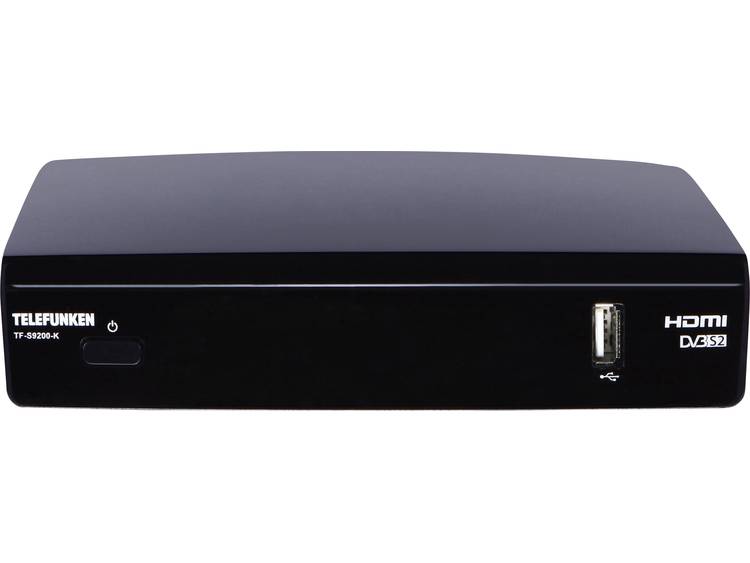 Telefunken DVB-S2 receiver Front-USB