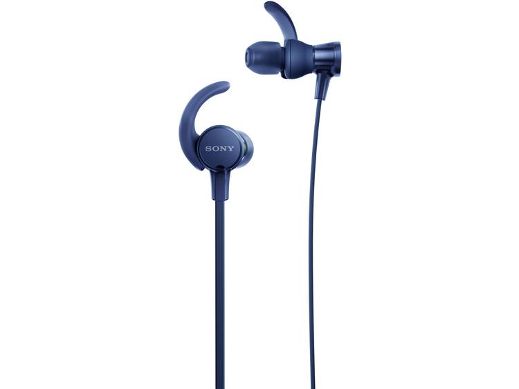 Sony Sport Koptelefoon In Ear Waterbestendig, Bestand tegen zweet Blauw