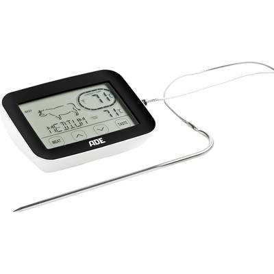 ADE BBQ 1408 Keukenthermometer  Alarm Gehakt, Kip, Braden, °C /°F-weergave, Gevogelte, Kalf, Lam, Kalkoen, Rund, Varken
