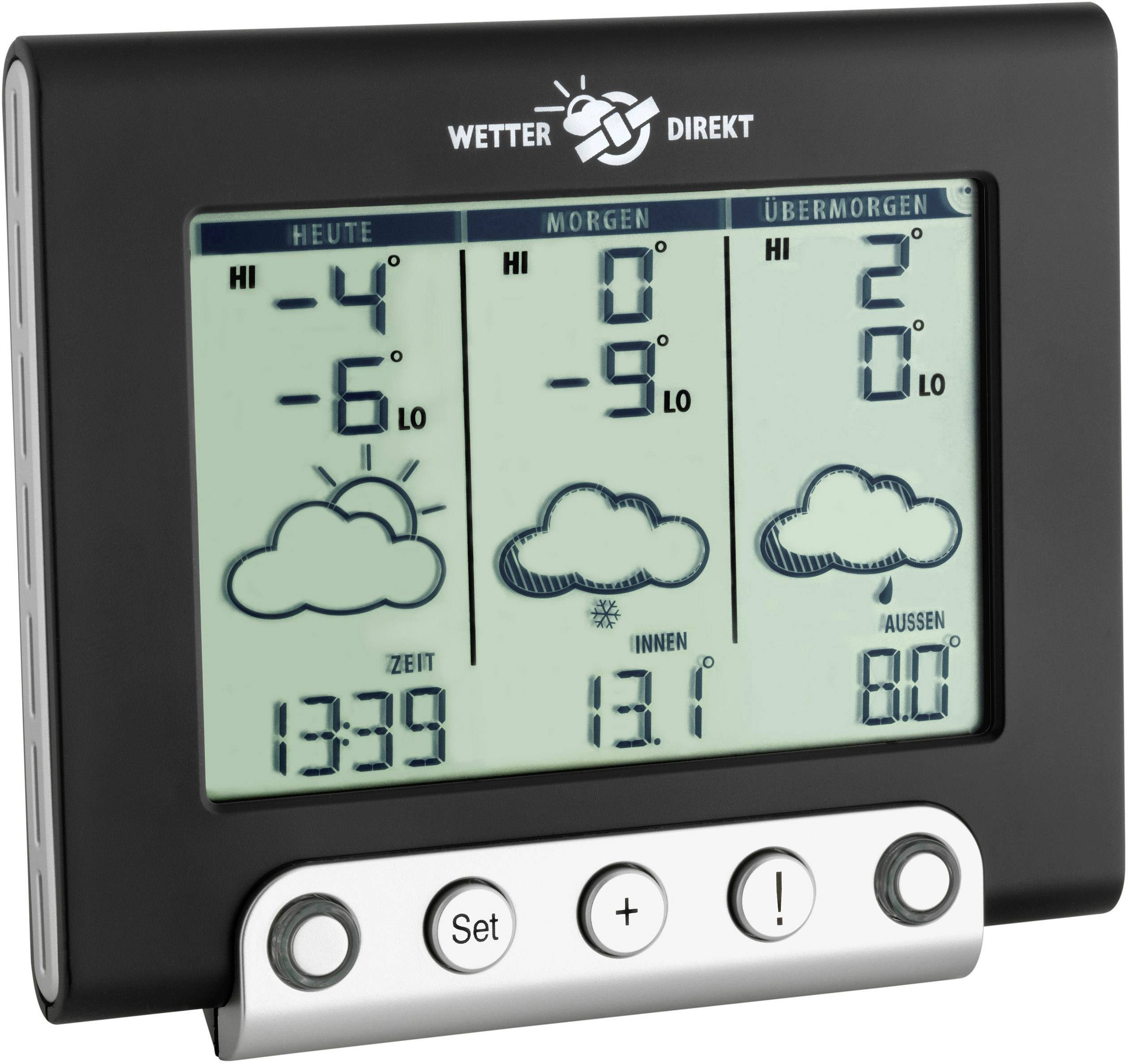 Conrad-TFA Dostmann Tempesta 300 S 35.5052.IT Satelliet weerstation Voorspelling voor 3 dagen-aanbieding Conrad-TFA Dostmann Tempesta 300 S 35.5052.IT Satelliet weerstation Voorspelling voor 3 dagen-aanbieding