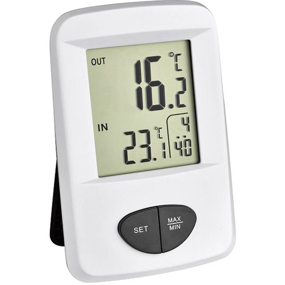 TFA Dostmann Base Draadloze thermometer Wit
