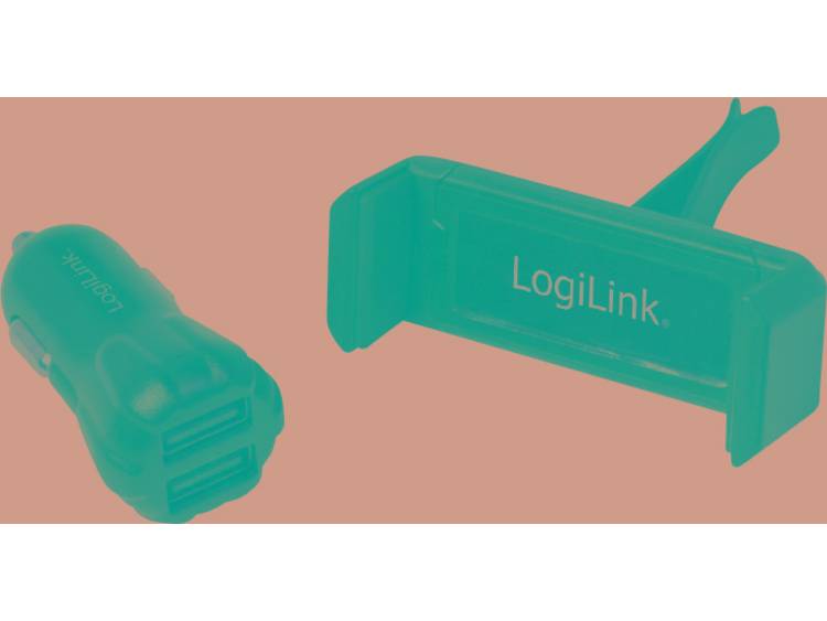 LogiLink PA0133 USB-oplader (Auto, Vrachtwagenlader) Uitgangsstroom (max.) 2 A 2 x USB