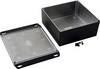 Hammond Electronics 1590KKFLBK Universele behuizing 125 x 125 x 56 Aluminium Zwart 1 stuk(s)