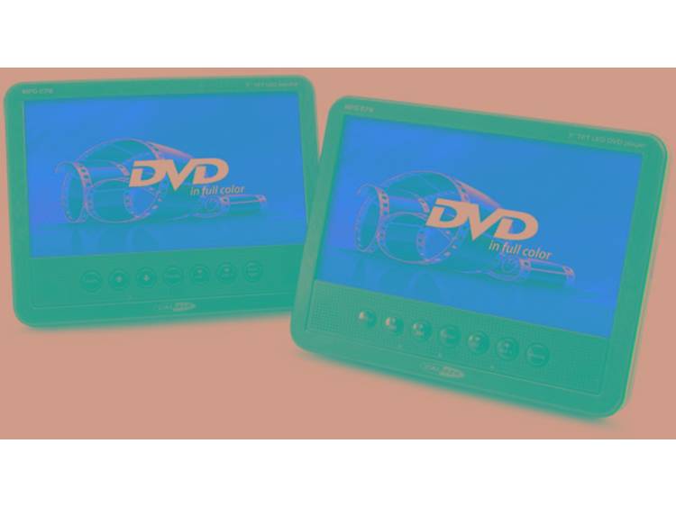 Caliber Portable DVD-speler met 2 stuks 7 inch schermen zwart