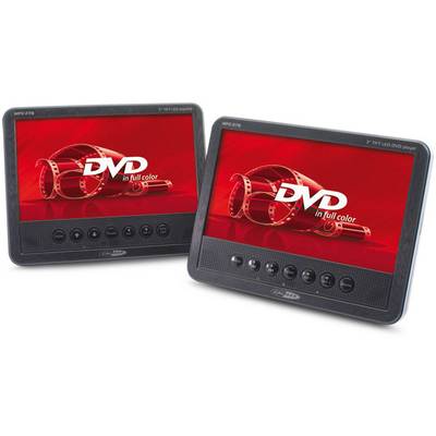 Caliber MPD278 Hoofdsteun-DVD-speler met 2 monitoren Schermdiagonaal=17.78 cm (7 inch)