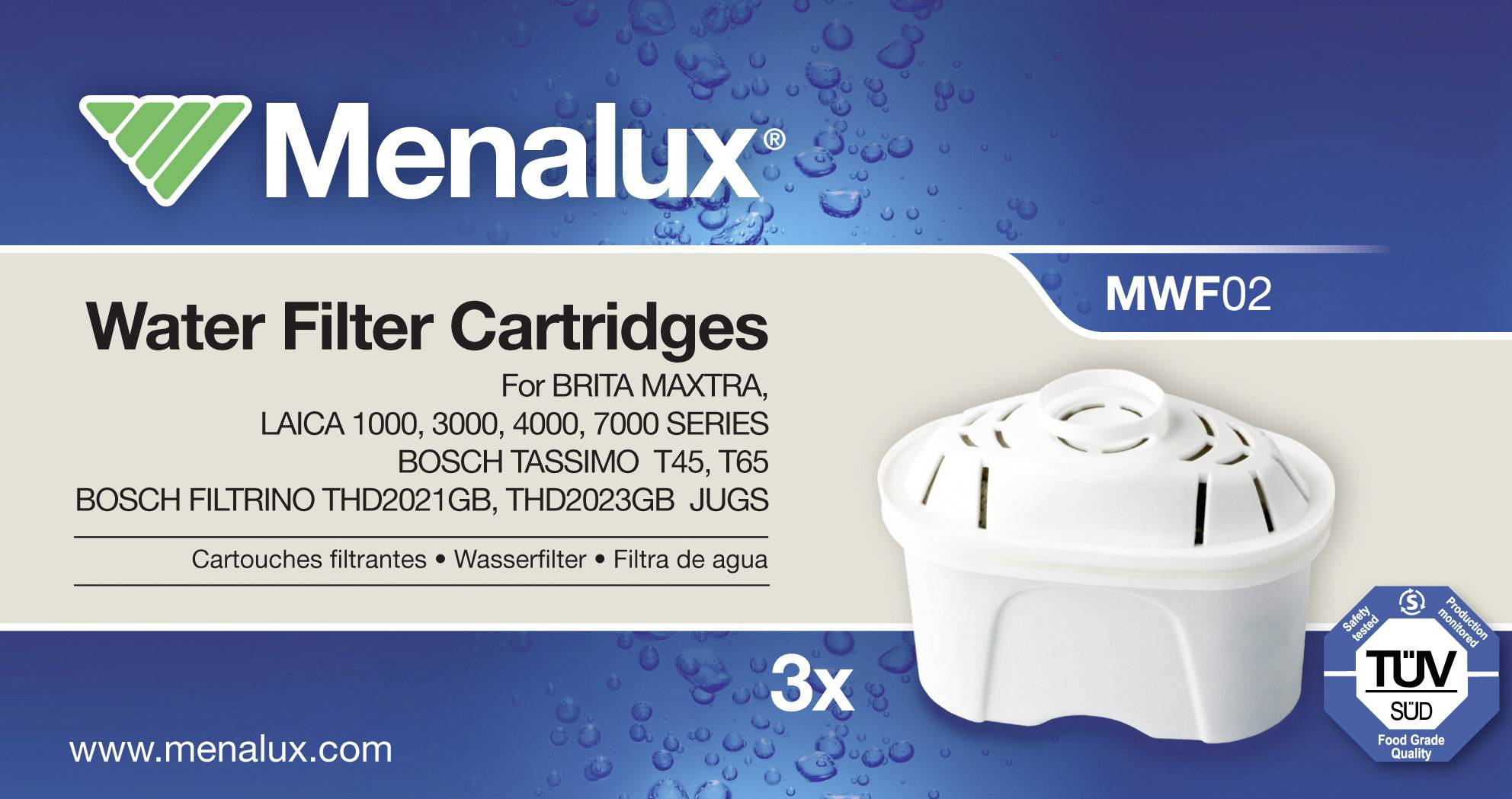 Menalux waterfilter MWF02 voor Brita -1