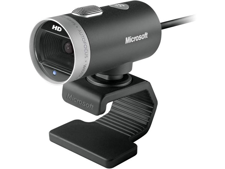 Microsoft LifeCam Cinema HD-webcam 1280 x 720 pix Incl. headset, Klemhouder