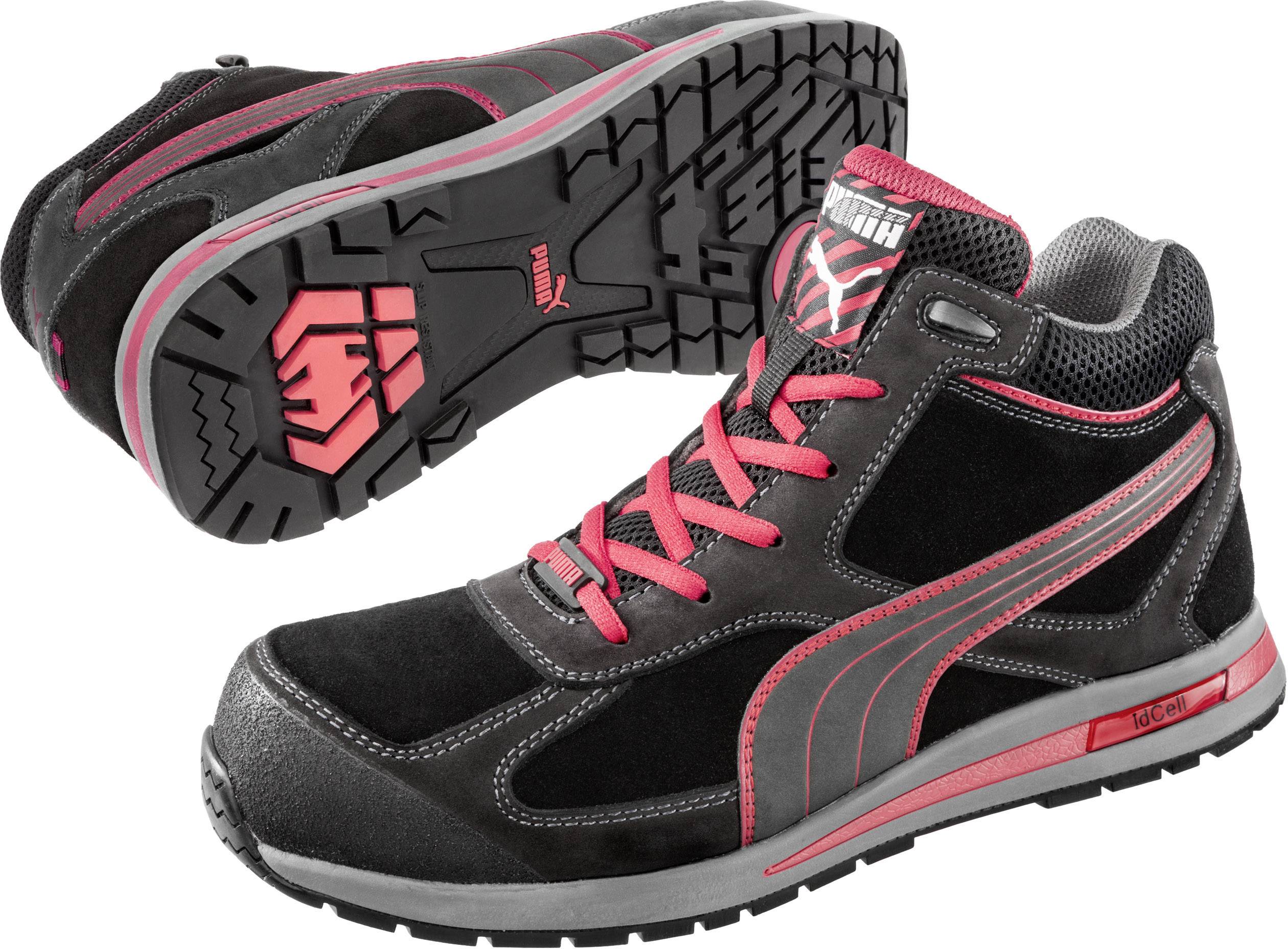 PUMA Safety Fulltwist Mid HRO SRC 633160-43 Hoge veiligheidsschoenen S3 Maat:  43 Zwart, Rood 1 paar | Conrad.be