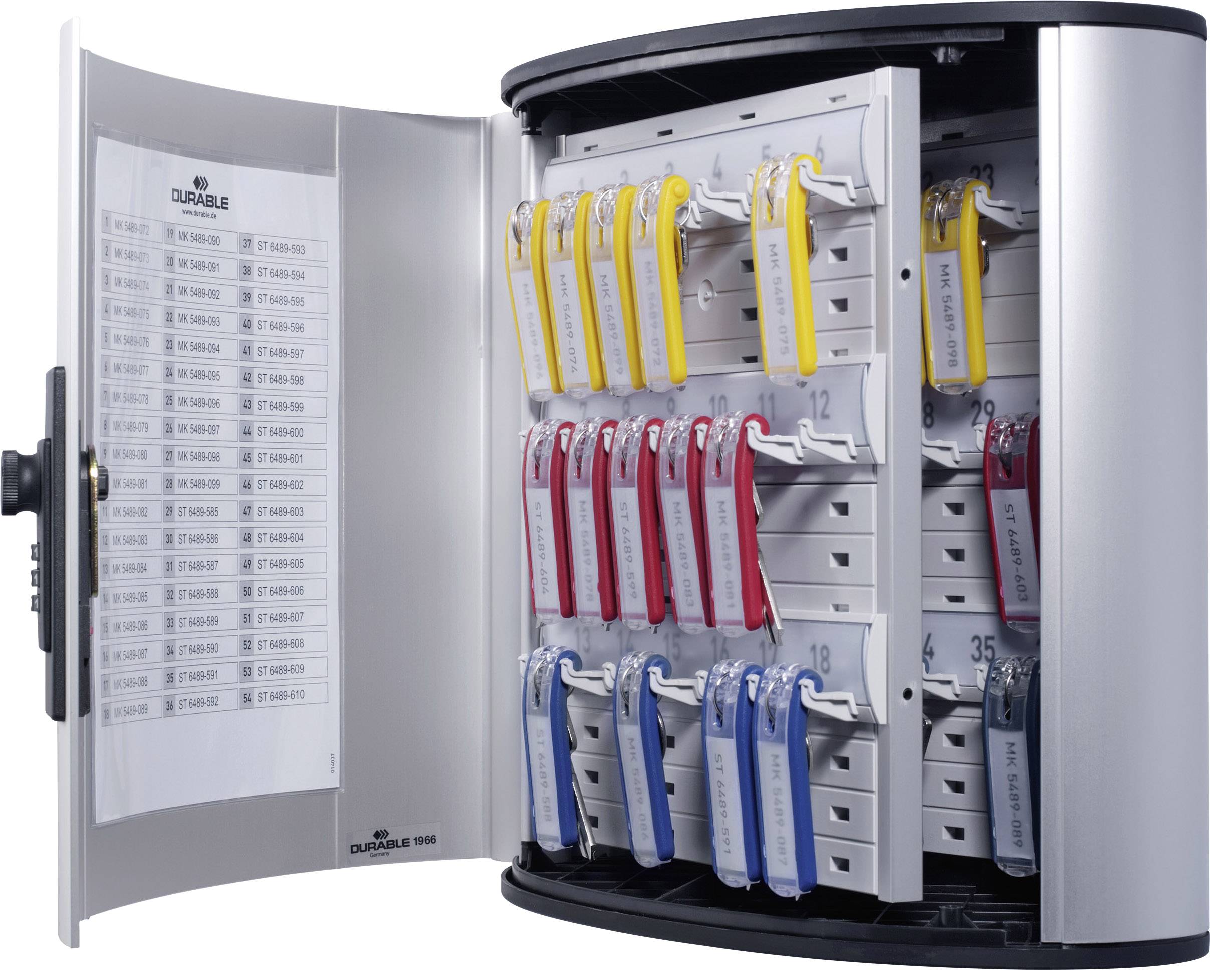 Durable Sleutelkast KEY BOX CODE 36 1966 196623 Aantal haken 36