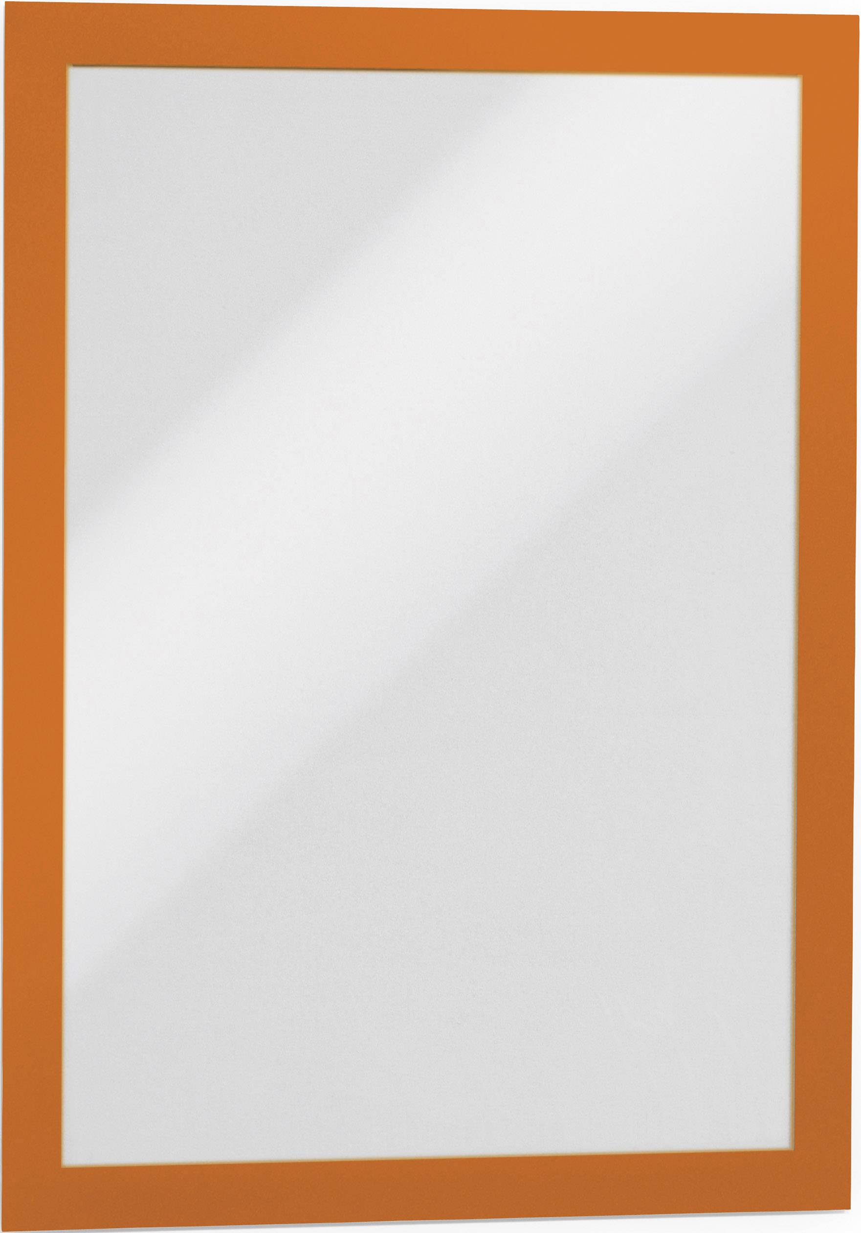 Duurzaam magnetisch frame Duraframe A4 grootverpakking van 10 stuks oranje-2