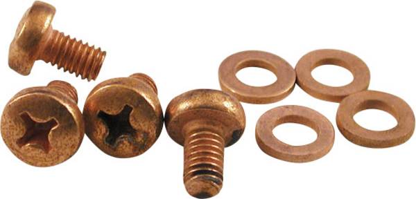 Hammond Electronics SCGM4 Reserveschroef Koper Natuur (l x b x h) 10 x 4 x 4 mm 2 stuk(s)