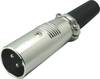 Kash 55000 XLR-connector Stekker, recht Aantal polen: 3 Zilver 1 stuk(s)