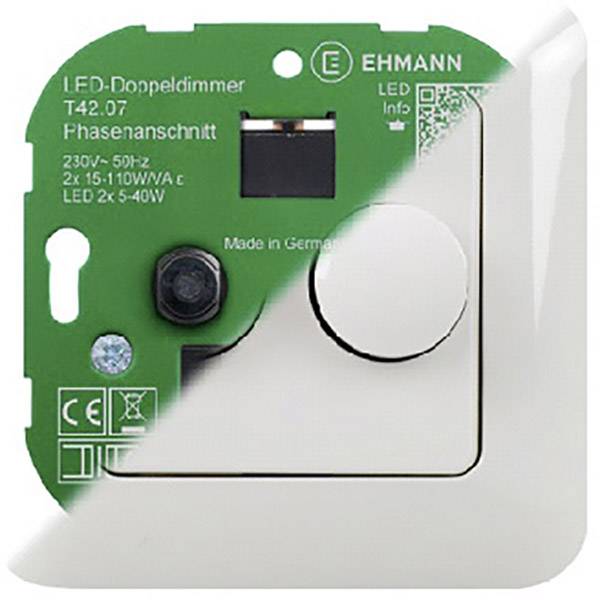 Ehmann 4260c0701 Dimmer (inbouw) Geschikt voor lampen LEDlamp