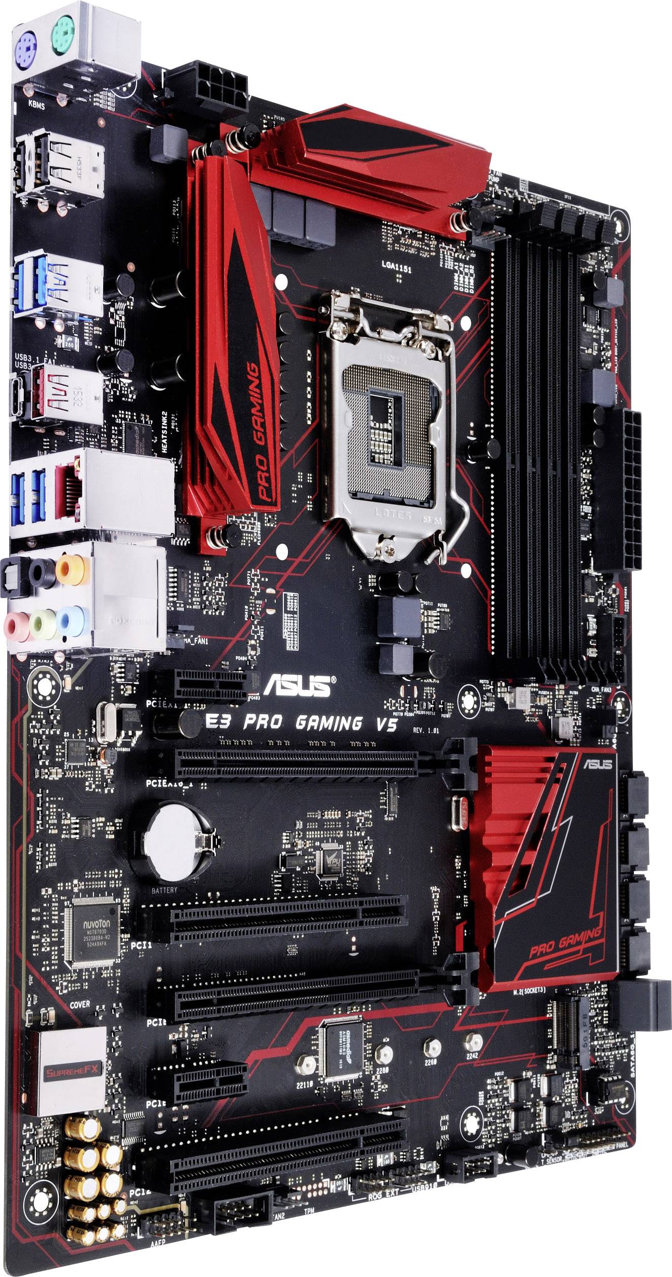 Asus E3 PRO GAMING V5 Moederbord Socket Intel 1151 Vormfactor ATX