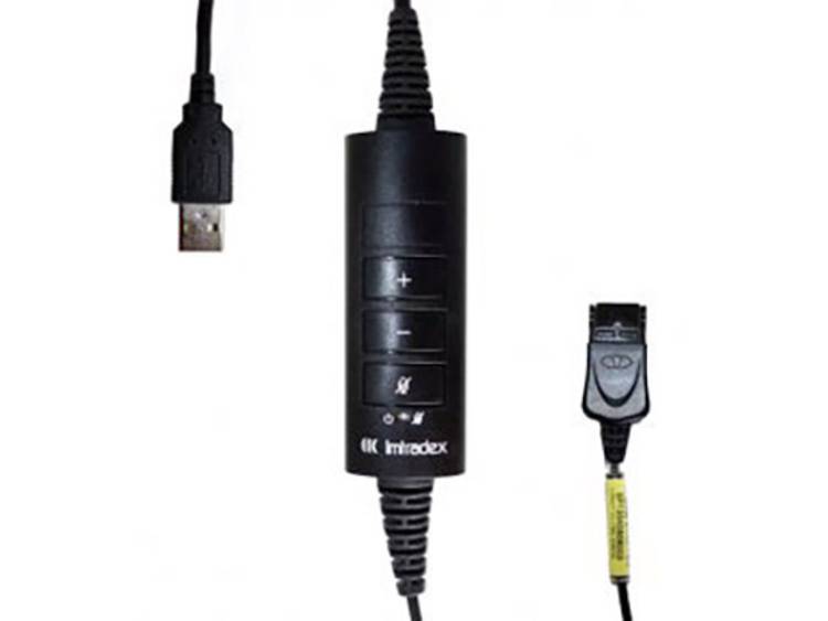 Telefoonheadset kabel Zwart