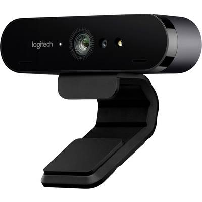 Logitech BRIO 4K-webcam 4096 x 2160 Pixel Standvoet, Klemhouder 