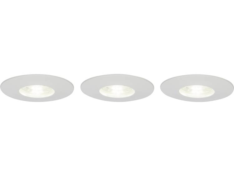 LED badkamer inbouwlamp Set van 3 12 W Neutraal wit Brilliant G94681-05 Nodus Wit