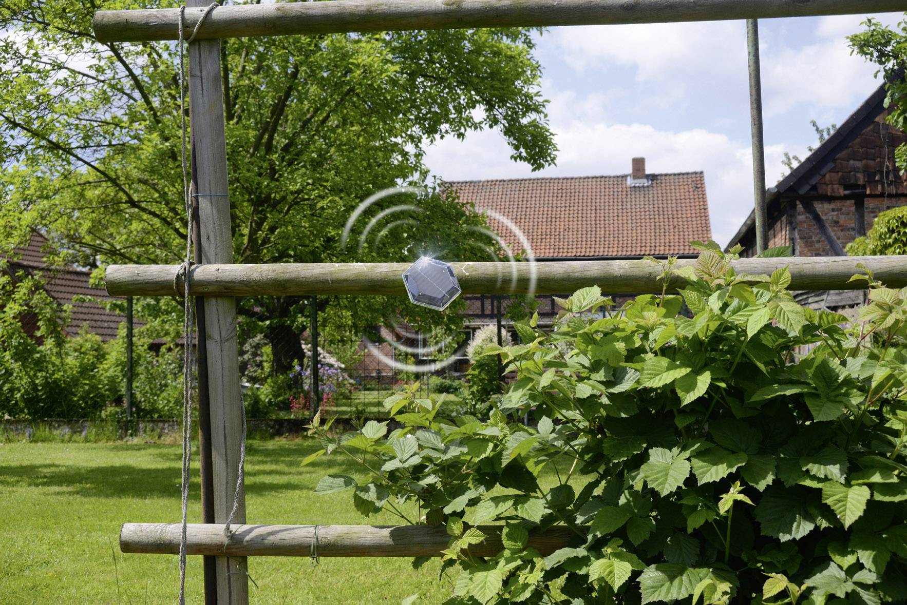 Gardigo Solar 360° Vogelverschrikker Functies: Meerdere frequenties, LED-lamp Werkingssfeer: 150 m² 1 stuk(s)-6