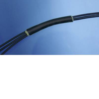 Krimpkous 6:1 Dikwandig Met Lijm - Zwart, Maat 44,0/7,4 Mm, 1 Meter, Voor Kabelbescherming En Waterdichte Afsluiting