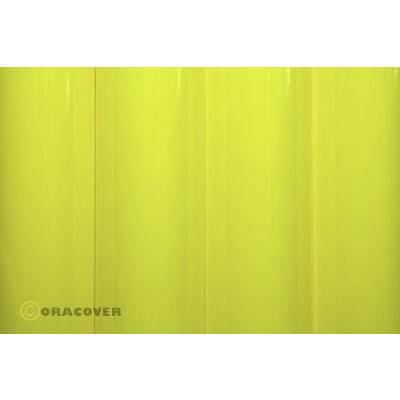 Oracover 21-031-010 Strijkfolie  (l x b) 10 m x 60 cm Geel (fluorescerend)