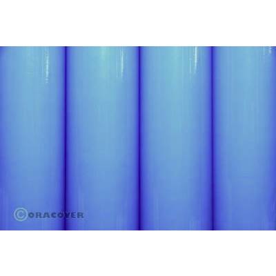 Oracover 21-051-010 Strijkfolie  (l x b) 10 m x 60 cm Blauw (fluorescerend)