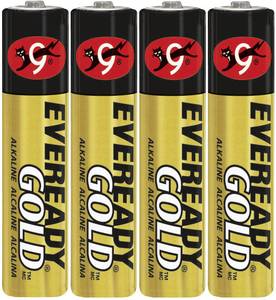 Conrad Eveready Gold AAA batterij (potlood) Alkaline 1.5 V 4 stuk(s) aanbieding Conrad Eveready Gold AAA batterij (potlood) Alkaline 1.5 V 4 stuk(s) aanbieding