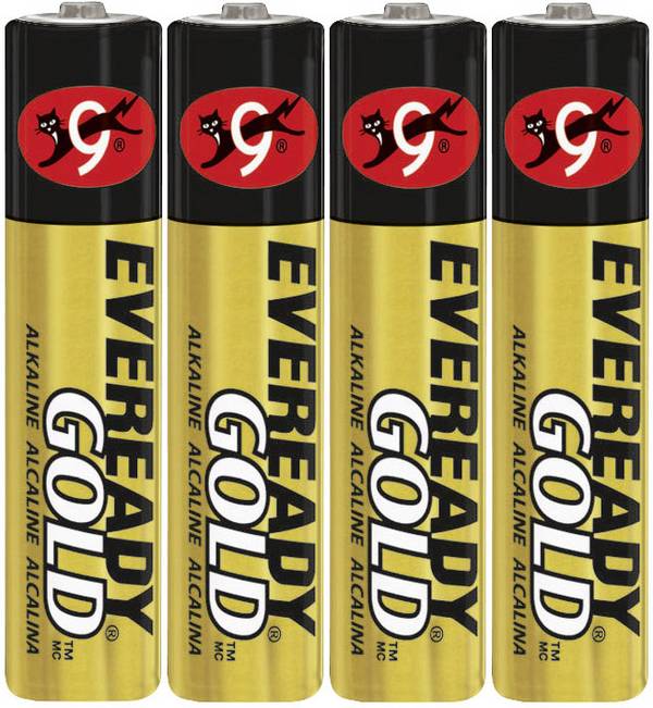 Eveready Gold AAA batterij (potlood) Alkaline 1.5 V 4 stuk(s)