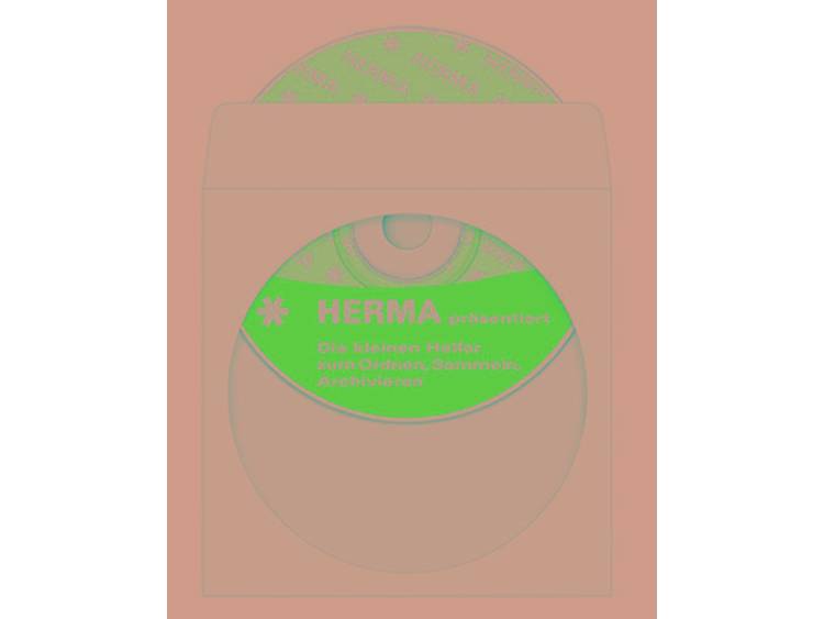 CD-hoesjes Herma van papier wit met zelfklevend 124x124 100 St.