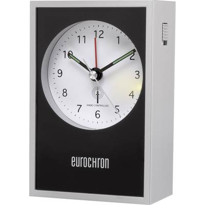 Eurochron EFW 7000 Wekker Zendergestuurd Zilver, Zwart   
