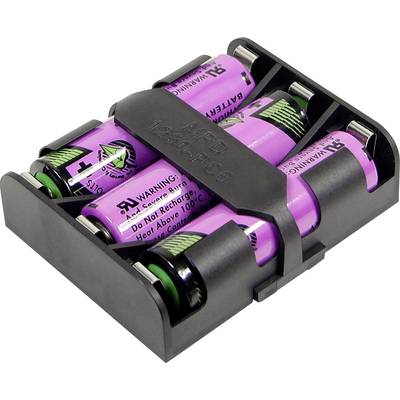 MPD BK-1280-PC6 Batterijhouder 3 AA (penlite) Soldeeraansluiting (l x b x h) 60 x 48 x 17 mm          