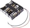 MPD BA4AAW Batterijhouder Aantal cellen: 4 AA (penlite) Kabel (l x b x h) 63 x 55 x 16 mm