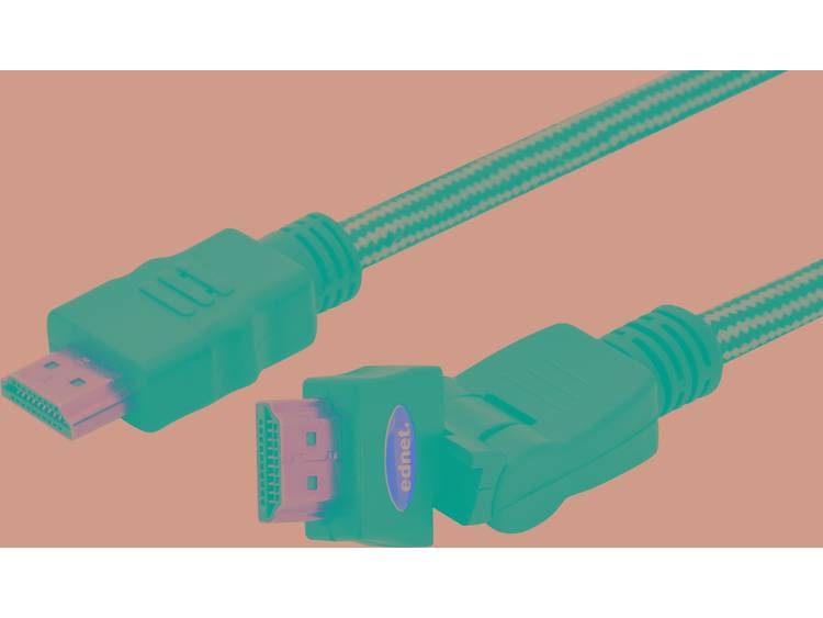 Ednet Ednet High Speed HDMI kabel type A, draaibare kop, 2 meter (84493)