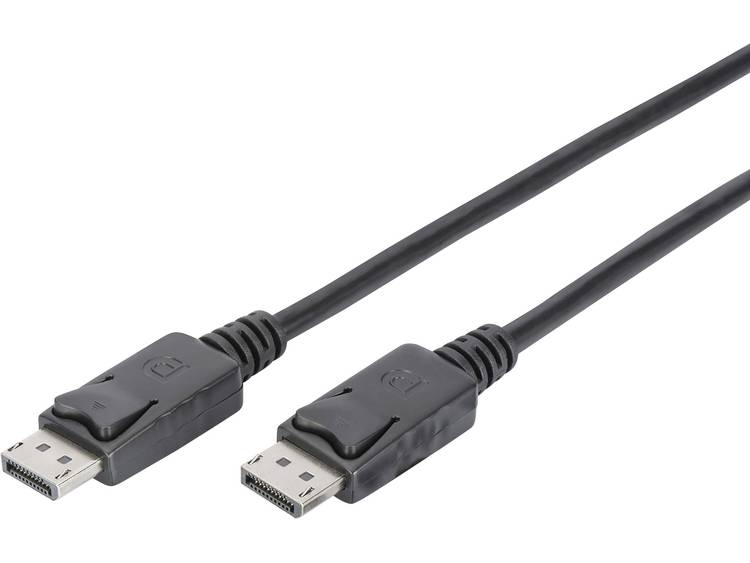 ASSMANN Electronic DB-340100-020-S 2m DisplayPort DisplayPort Zwart DisplayPort kabel
