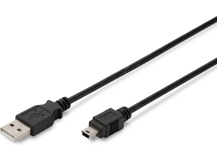 Digitus USB 2.0 Cable A-mini B (5pin) (DK-300108-018-S)